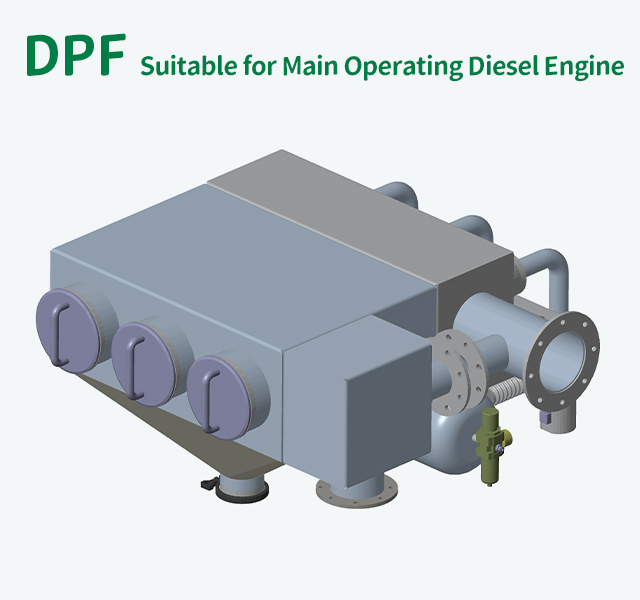 Reverse-blow Series DPF